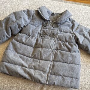 GAP Kids Gray Puffer Coat